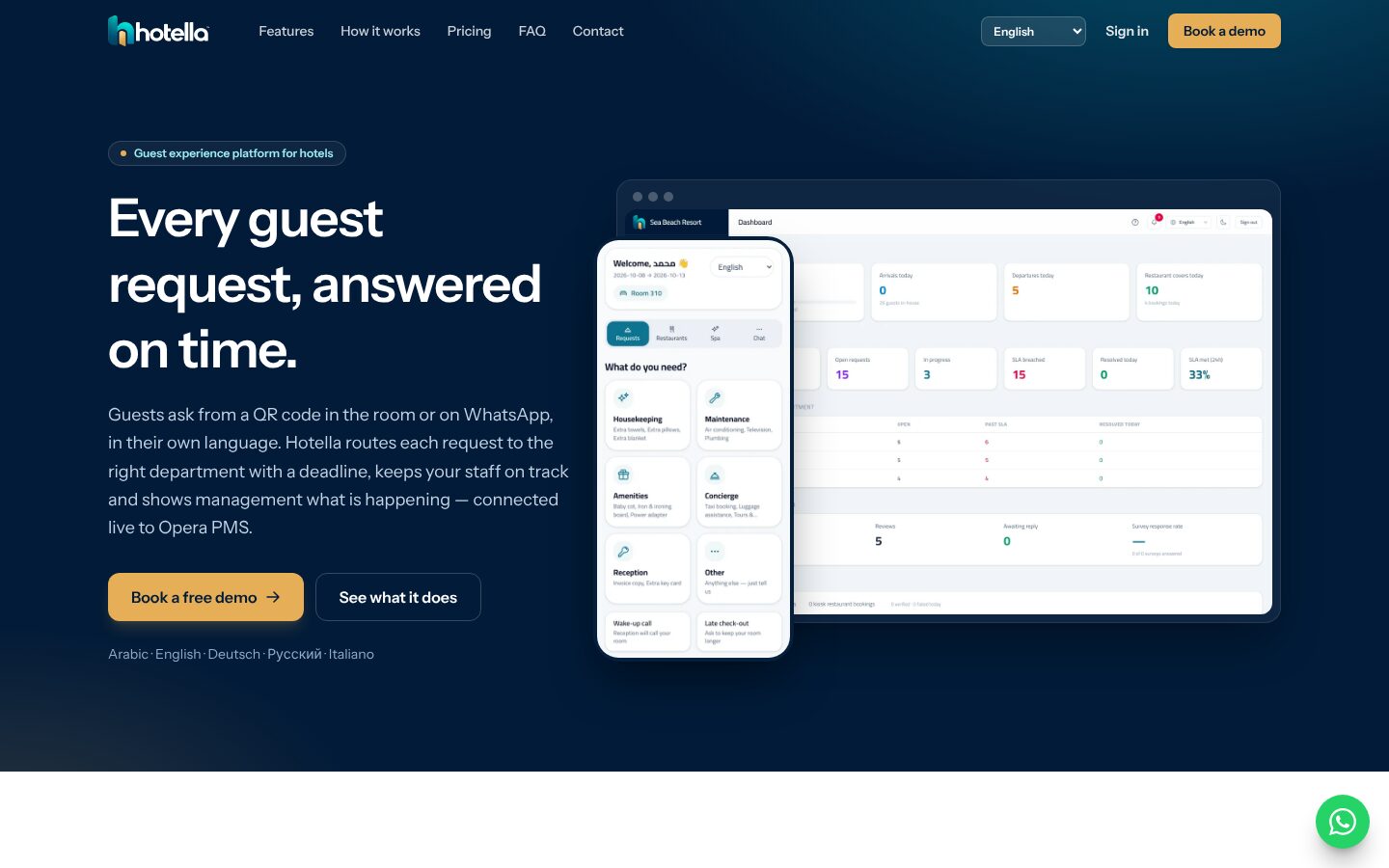 هوتيلا CRM