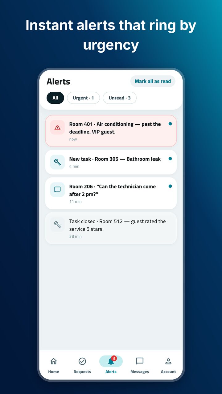 هوتيلا CRM — شاشة 3